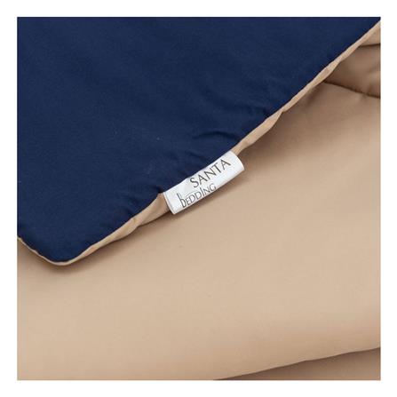 ชุดผ้าปูที่นอน 5 ฟุต (ชุด 6 ชิ้น) SANTA BEDDING สี BROWN/NAVY BLUE_7