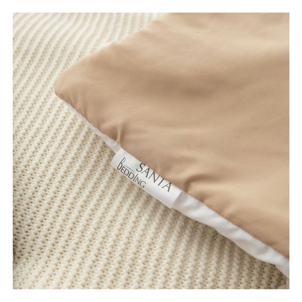 ชุดผ้าปูที่นอน 6 ฟุต (ชุด 6 ชิ้น) SANTA BEDDING สี BROWN/WHITE