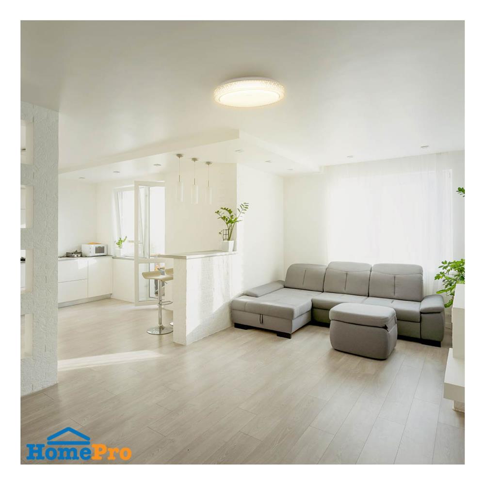 ไฟเพดาน LED LAMPTAN CRYSTAL GOLD 15 นิ้ว 36 วัตต์ DAYLIGHT/COOL WHITE/WARM WHITE สีขาว