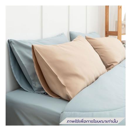 ชุดผ้าปูที่นอน 6 ฟุต (ชุด 6 ชิ้น) SANTA BEDDING สี LIGHT BLUE/CREAM_1