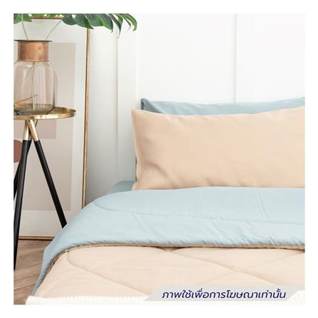 ชุดผ้าปูที่นอน 6 ฟุต (ชุด 6 ชิ้น) SANTA BEDDING สี LIGHT BLUE/CREAM_2