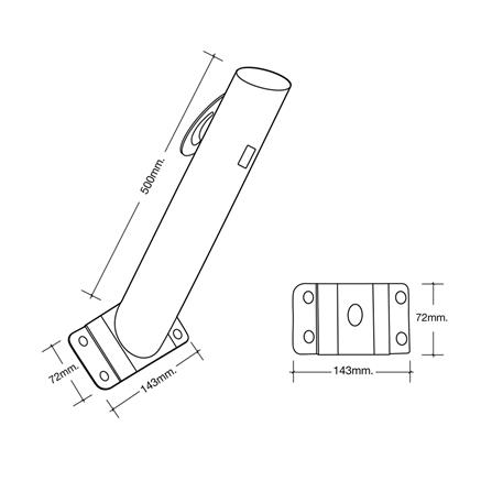ไฟถนน SOLAR HI-TEK HFSS1000W 1,000 วัตต์ DAYLIGHT สีดำ_6