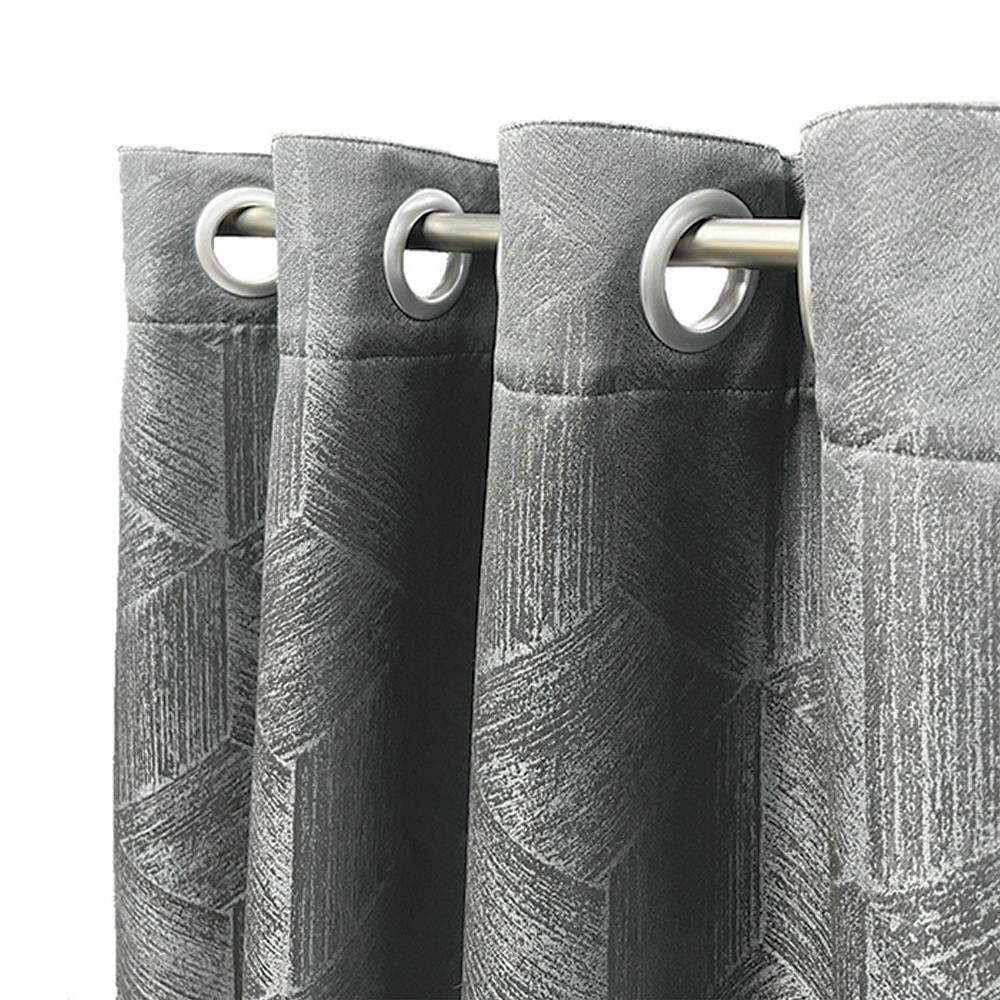 ผ้าม่าน EYELET สั่งตัด HOME LIVING STYLE ALLIC UV สีเทา
