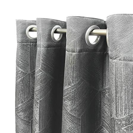ผ้าม่าน EYELET สั่งตัด HOME LIVING STYLE ALLIC UV สีเทา_1