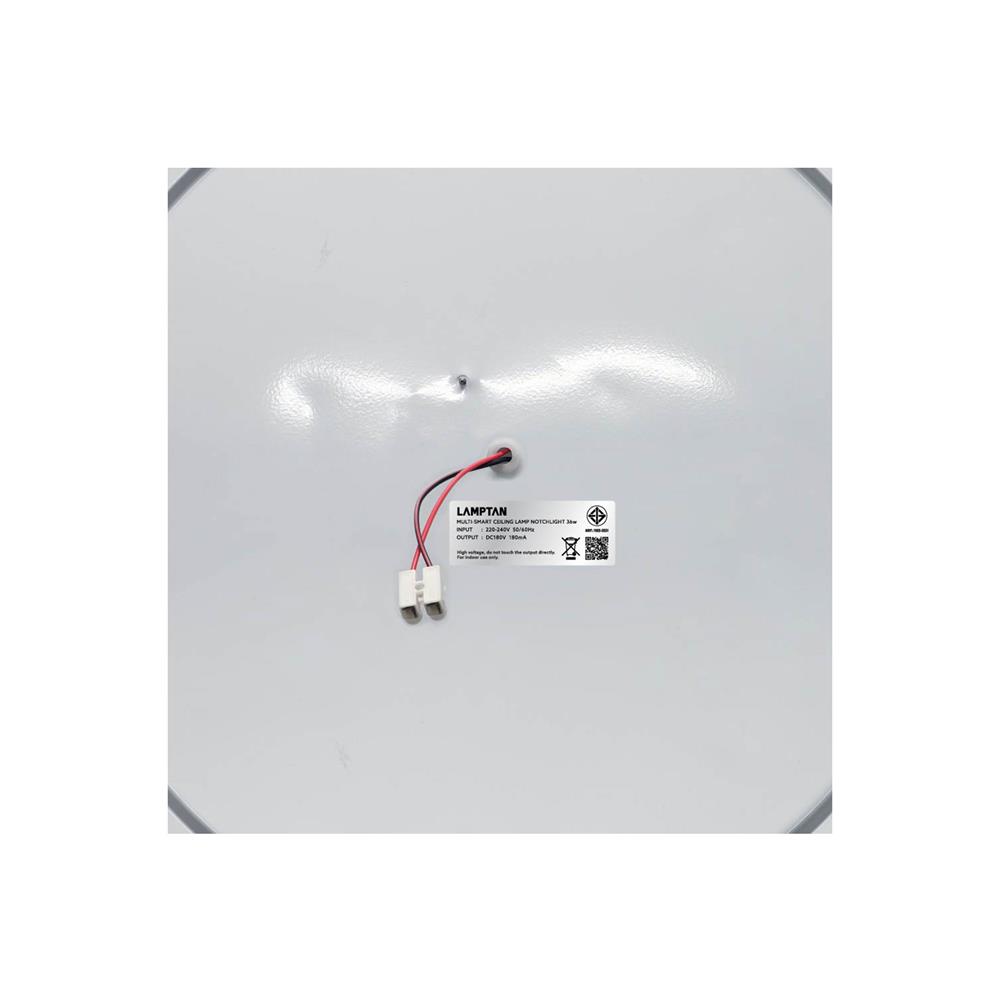 ไฟเพดาน LED LAMPTAN NOTCHLIGHT 15 นิ้ว 36 วัตต์ DAYLIGHT/COOL WHITE/WARM WHITE สีขาว