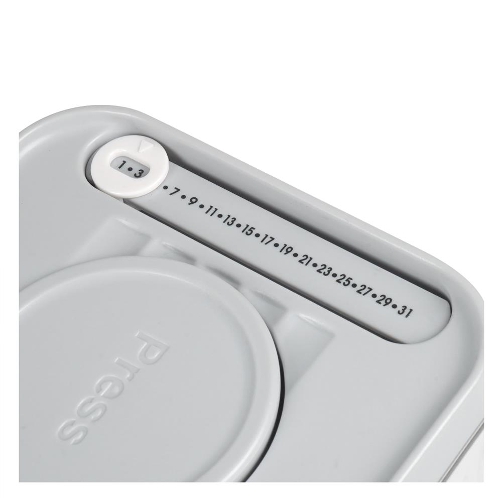 ขวดโหล PET ฝาสุญญากาศ KECH BILO 550 มล. สีเทา/ใส