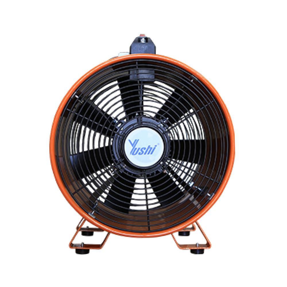 พัดลมอุตสาหกรรม 10 นิ้ว YUSHI YUS-PVT25 สีดำ/ส้ม