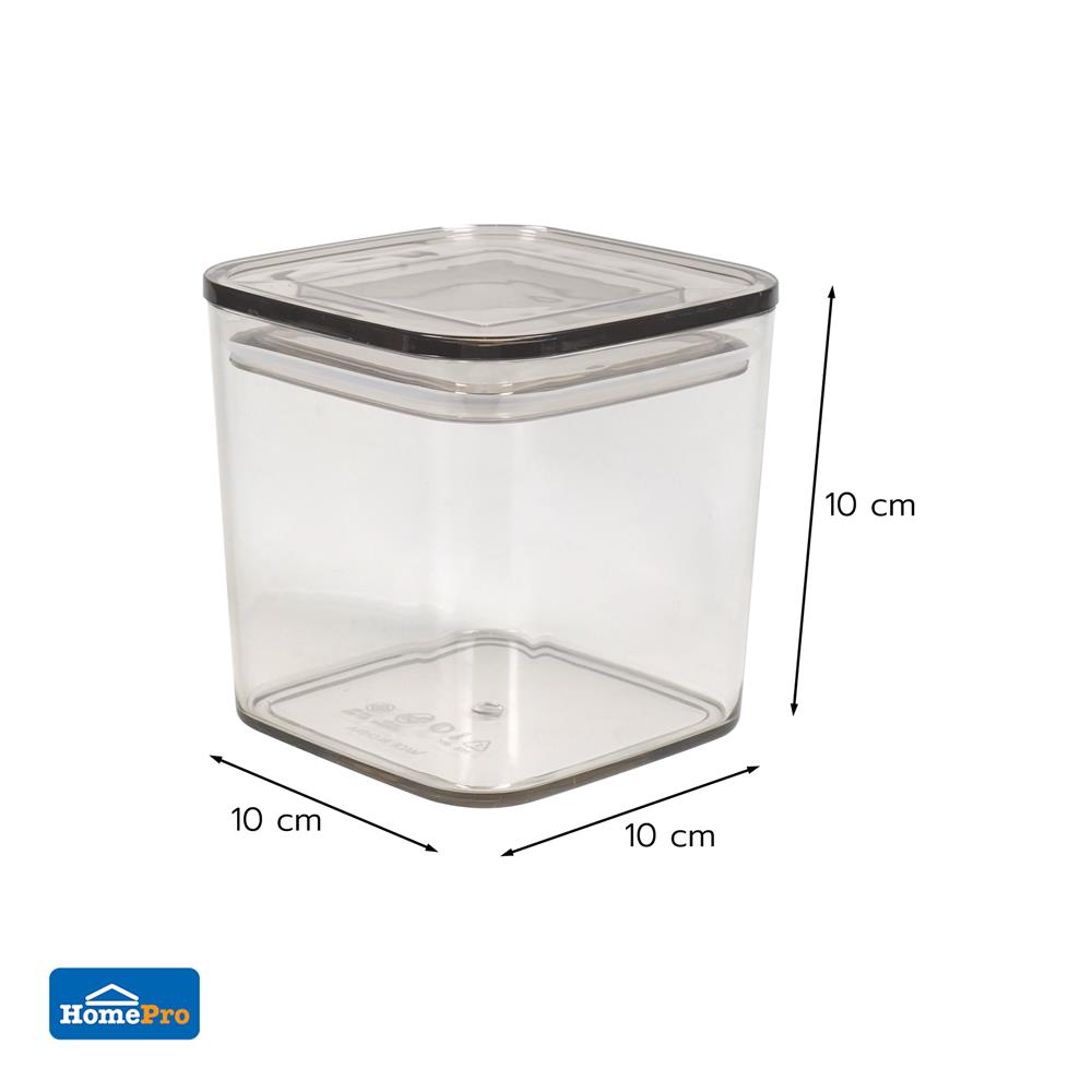 ขวดโหล PET ฝาดึง KECH RUSHY 600 มล. สีน้ำตาลอ่อน