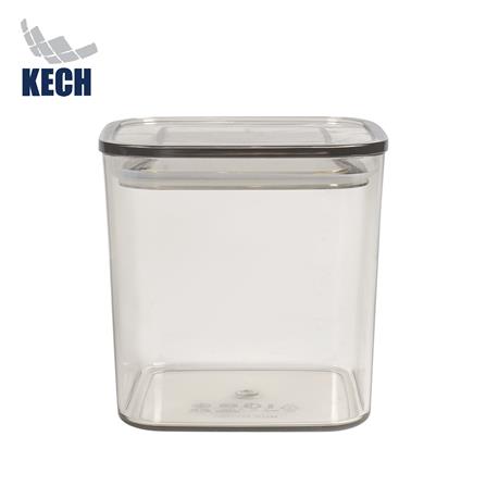 ขวดโหล PET ฝาดึง KECH RUSHY 600 มล. สีน้ำตาลอ่อน_0