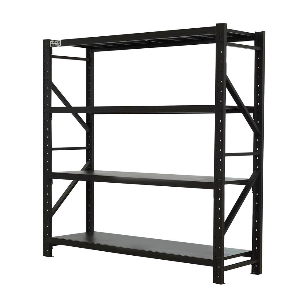 ชั้นเหล็ก 4 ชั้น MATALL PRO 200x200x60 ซม. สีดำ