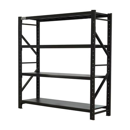ชั้นเหล็ก 4 ชั้น MATALL PRO 200x200x60 ซม. สีดำ_2