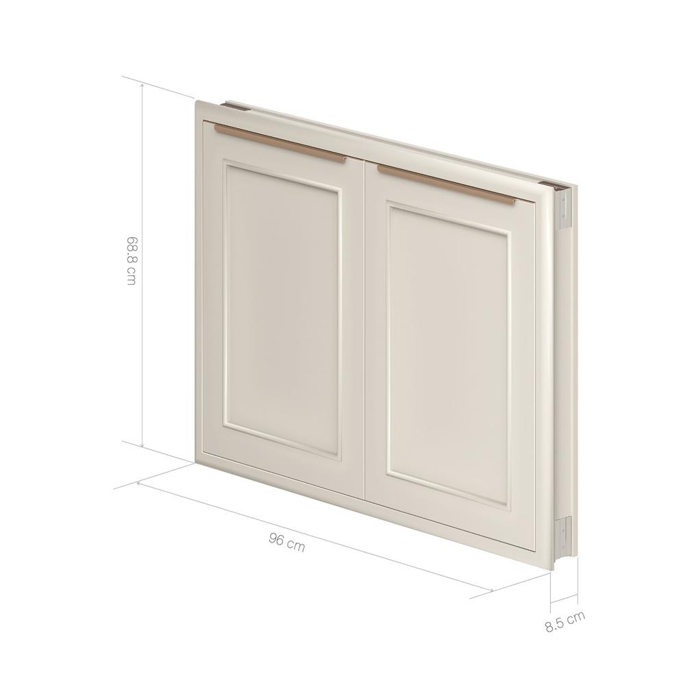 บานซิงค์คู่ KING PLATINUM 65 - VENICE 96x68.8 ซม. สีโธฟู