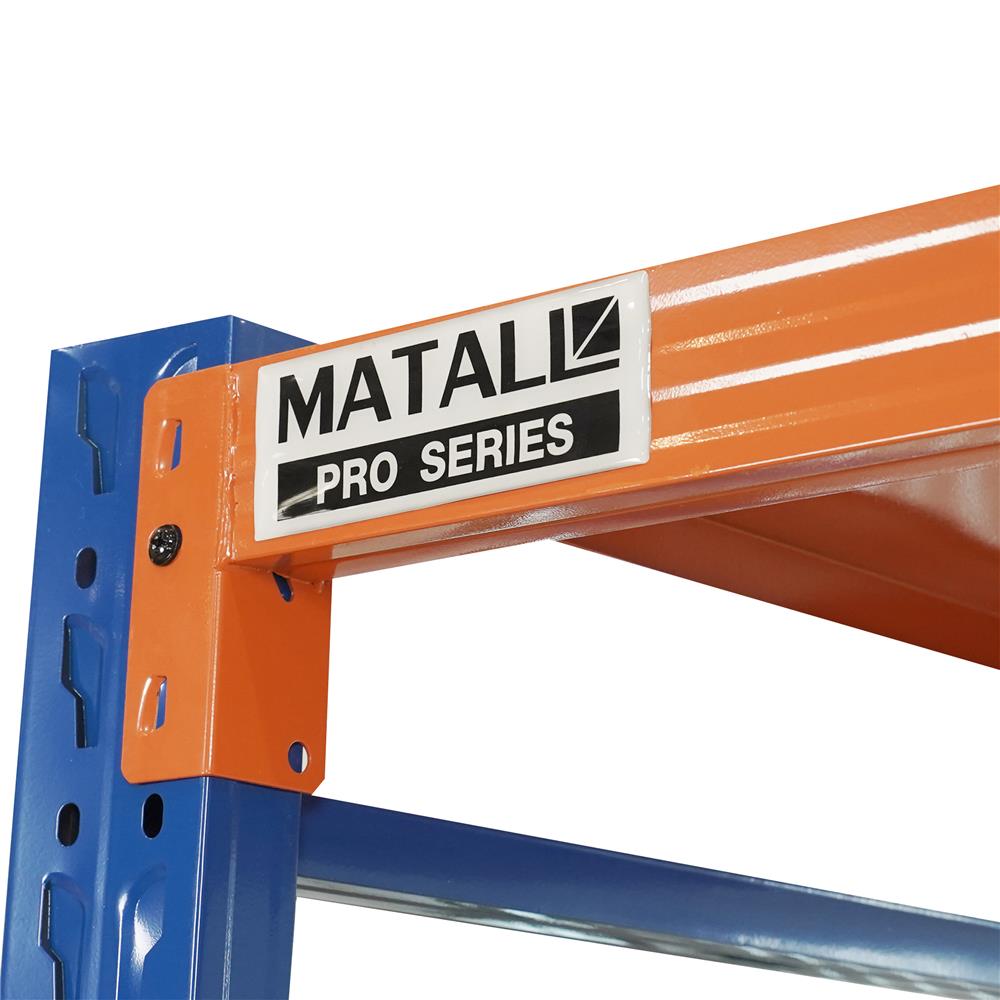 ชั้นเหล็ก 4 ชั้น MATALL PRO 200x200x60 ซม. สีส้ม/น้ำเงิน