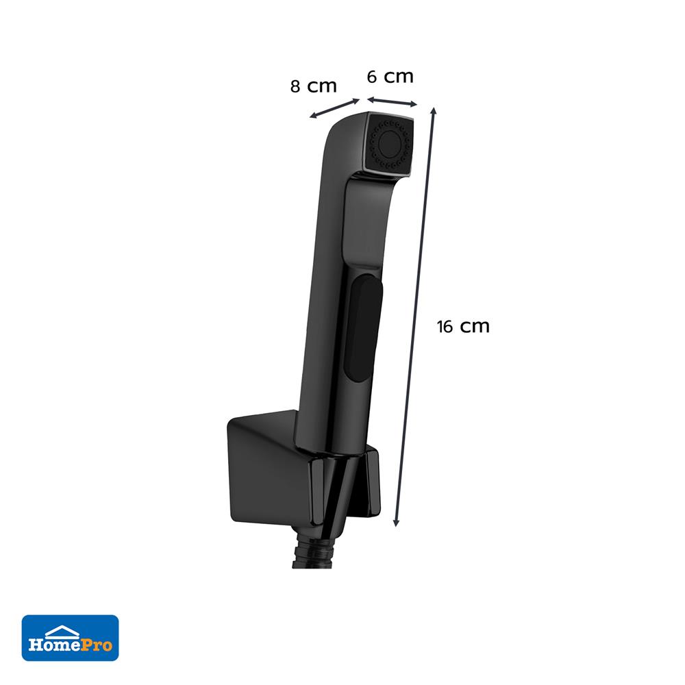 สายฉีดชำระครบชุด MOYA PLUS AA36CBB สีดำ