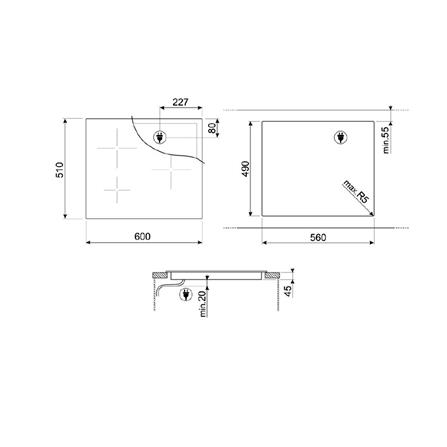 เตาฝัง+เครื่องดูดควัน SMEG SI1M7643B+KBT900XE_6