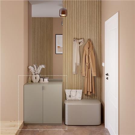 ตู้วางรองเท้า SB FURNITURE MODIO 19240624 80 ซม. สีครีม_5