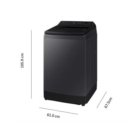 เครื่องซักผ้าฝาบน SAMSUNG WA70F13E4CST 13 กก. อินเวอร์เตอร์ สี DEEP CHARCOAL_5