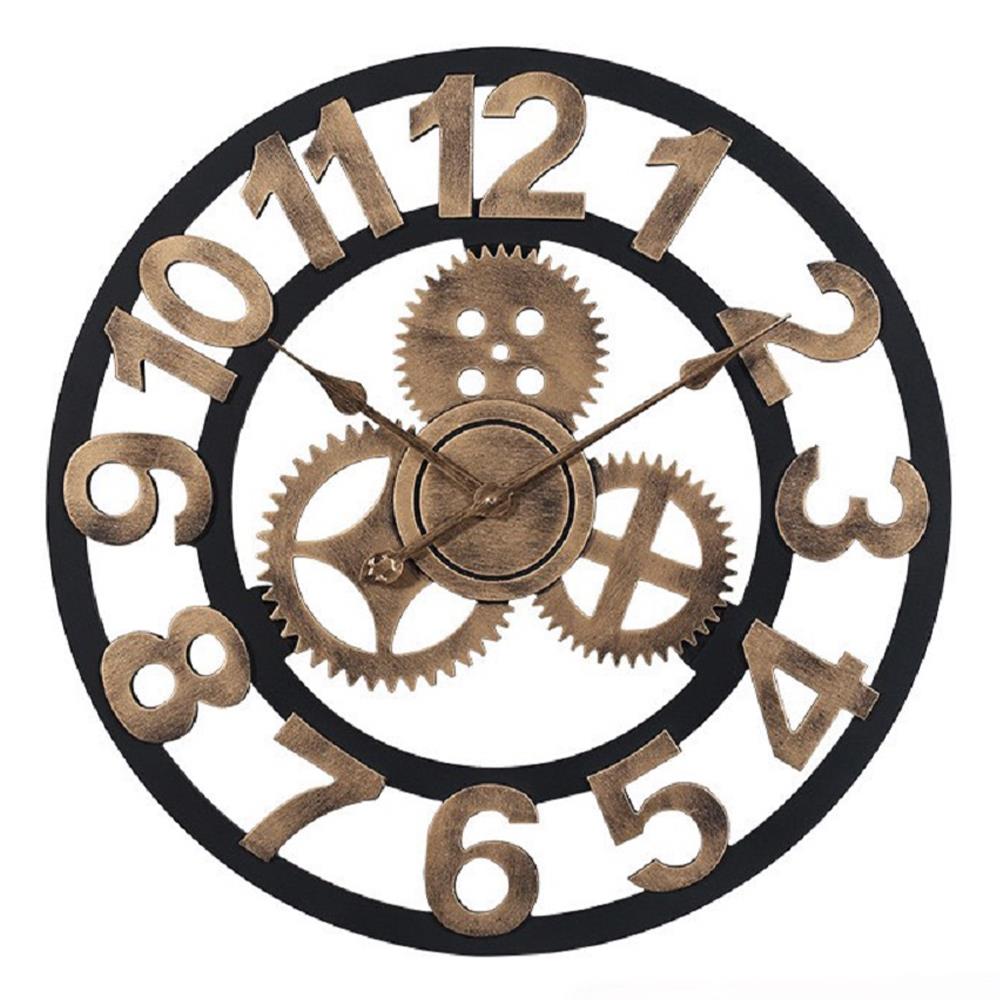 นาฬิกาแขวน INTERY C1038C012_11 19.68 นิ้ว สีทอง/ดำ