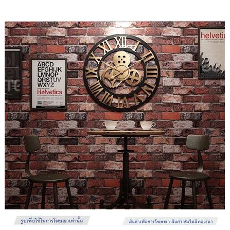 นาฬิกาแขวน INTERY C1038C012_11 19.68 นิ้ว สีทอง/ดำ_4