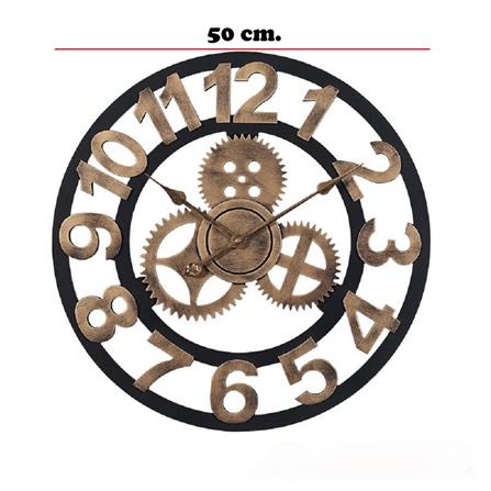 นาฬิกาแขวน INTERY C1038C012_11 19.68 นิ้ว สีทอง/ดำ_5