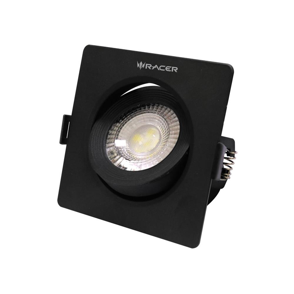 ดาวน์ไลท์ LED RACER HG ADJUST 3 นิ้ว 5 วัตต์ DAYLIGHT/COOL WHITE/WARM WHITE สีดำ