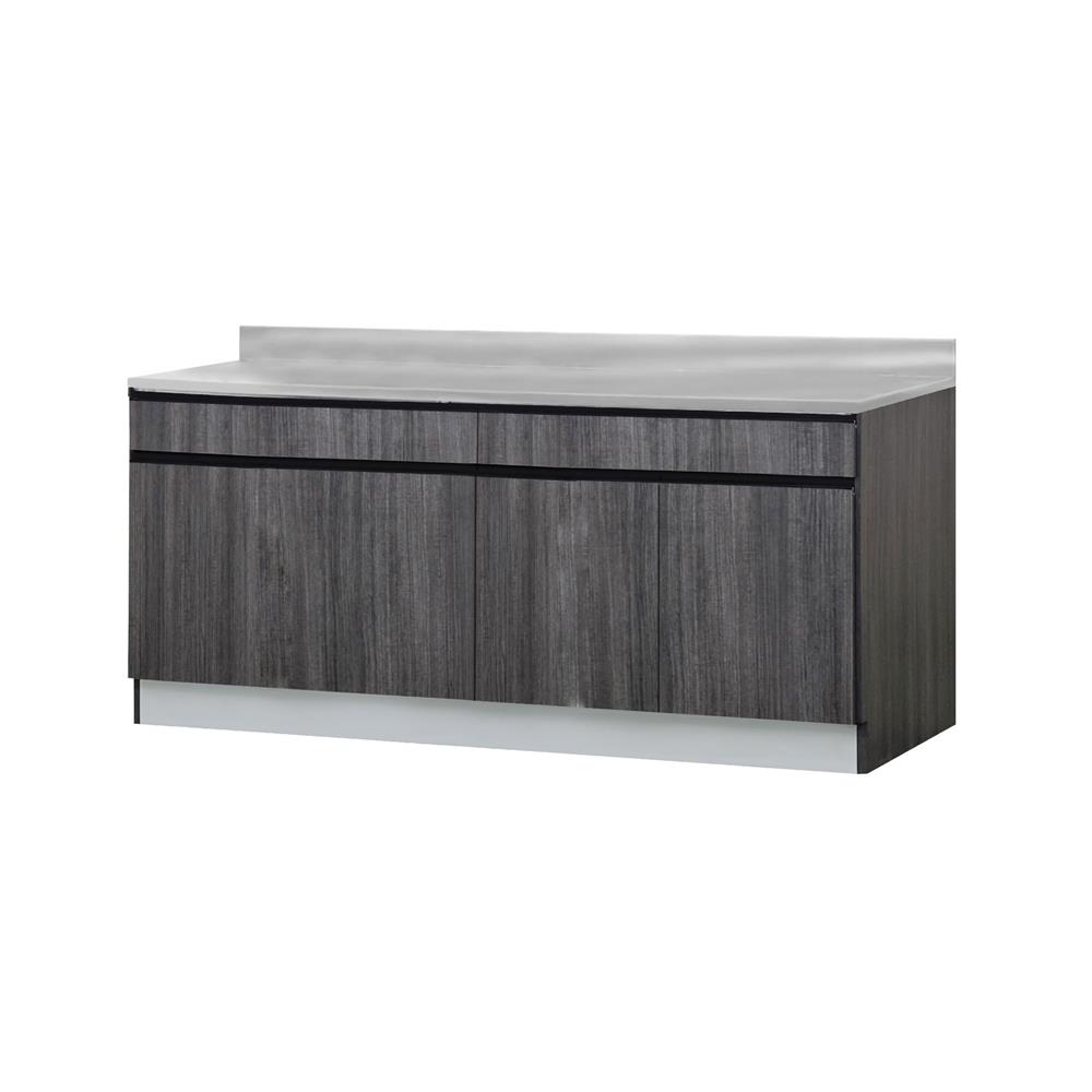 ตู้ตั้งพื้นท็อปเรียบ SL SANKI THE KITCHEN PRO 202.5 ซม. สีฟอเรสท์ต้าทีค