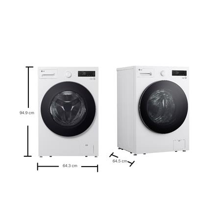เครื่องซักผ้าฝาหน้า LG F2515SNEW 15 กก. 1100 RPM อินเวอร์เตอร์ สีขาว_6