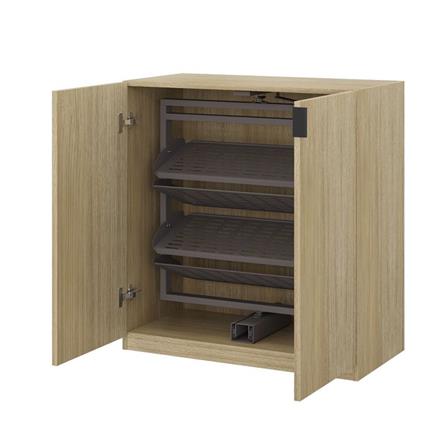 ตู้วางรองเท้า SB FURNITURE MODIO 19240623 80 ซม. สีไม้_3