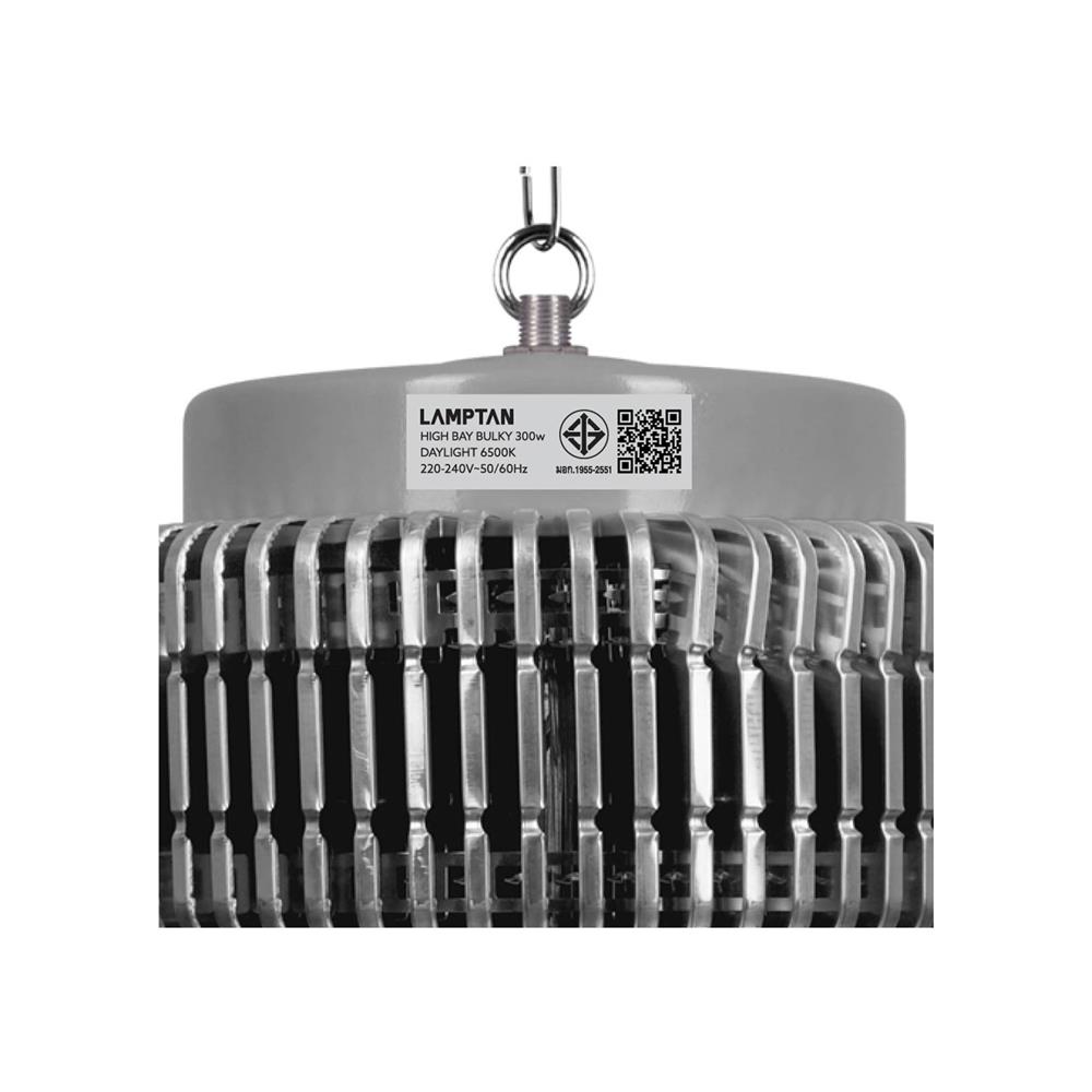 โคมไฮเบย์ LED LAMPTAN BULKY 300 วัตต์ DAYLIGHT สีเงิน