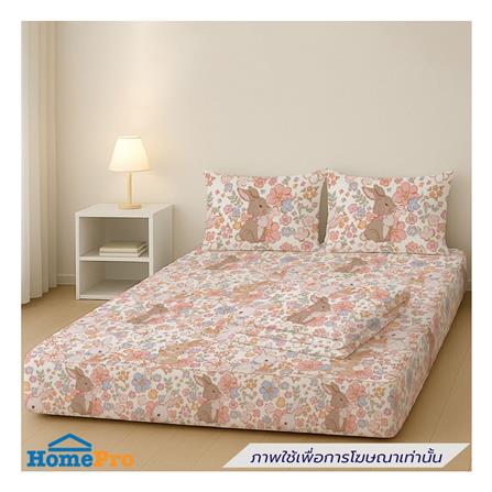 ที่นอนปิกนิก LEILALYNN RABBITS GARDEN 114x200 ซม. สี WHITE_5