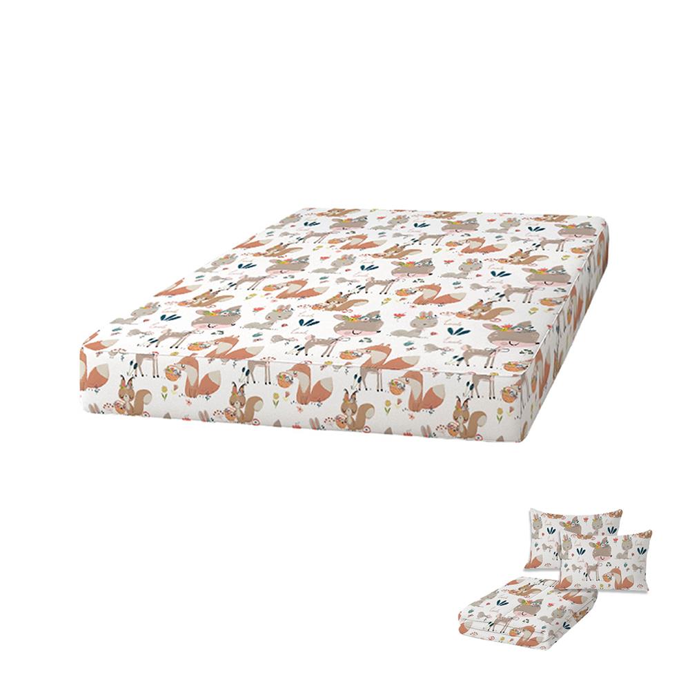 ที่นอนปิกนิก LEILALYNN SAFARI FESTIVAL 152x200 ซม. สี WHITE_0