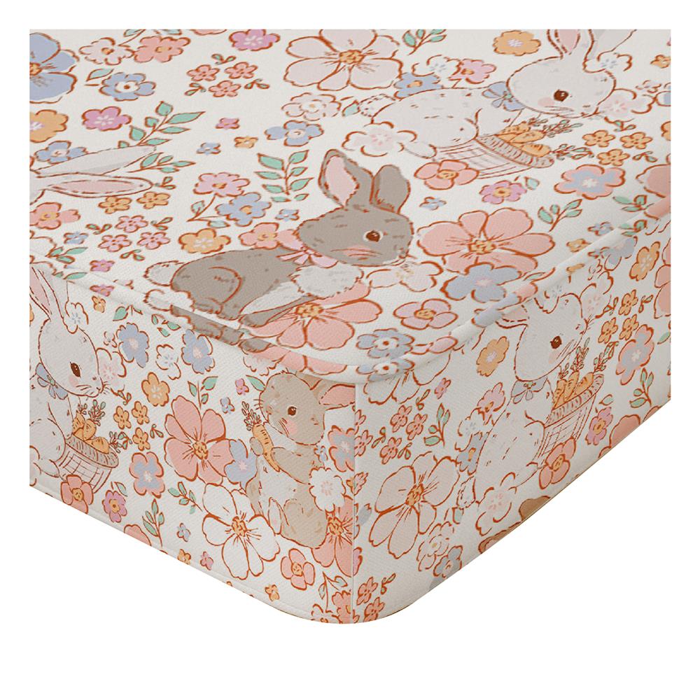 ที่นอนปิกนิก LEILALYNN RABBITS GARDEN 152x200 ซม. สี WHITE