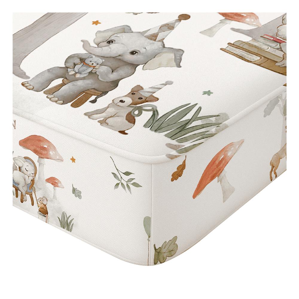 ที่นอนปิกนิก LEILALYNN SAFARI FESTIVAL 152x200 ซม. สี WHITE