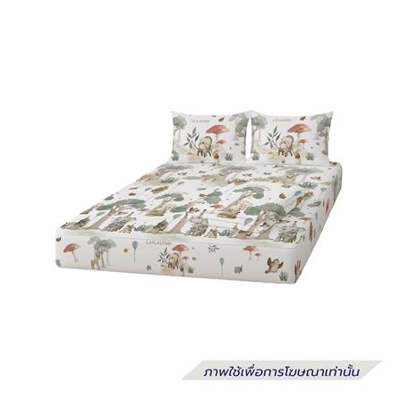 ที่นอนปิกนิก LEILALYNN SAFARI FESTIVAL 152x200 ซม. สี WHITE_1
