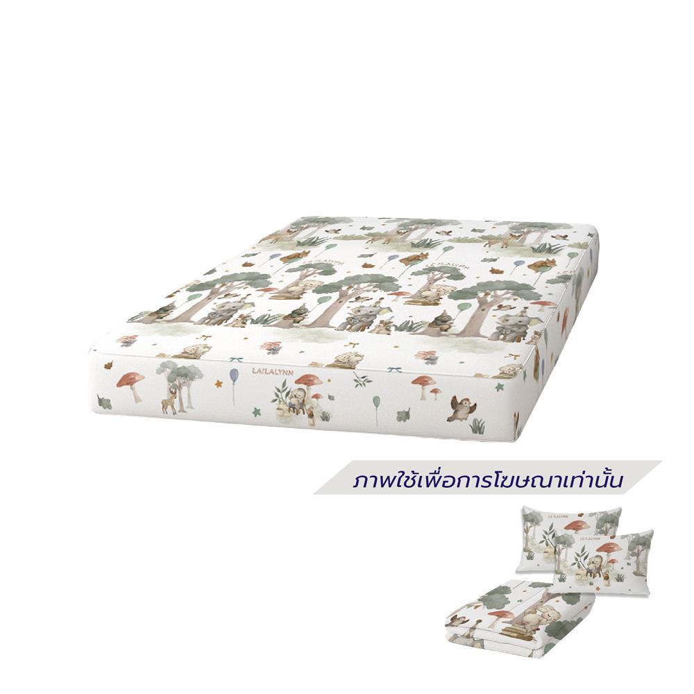 ที่นอนปิกนิก LEILALYNN SAFARI FESTIVAL 114x200 ซม. สี WHITE