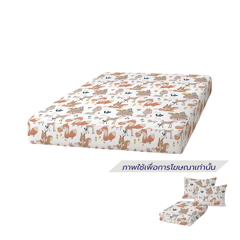 ที่นอนปิกนิก LEILALYNN SAFARI FESTIVAL 114x200 ซม. สี WHITE