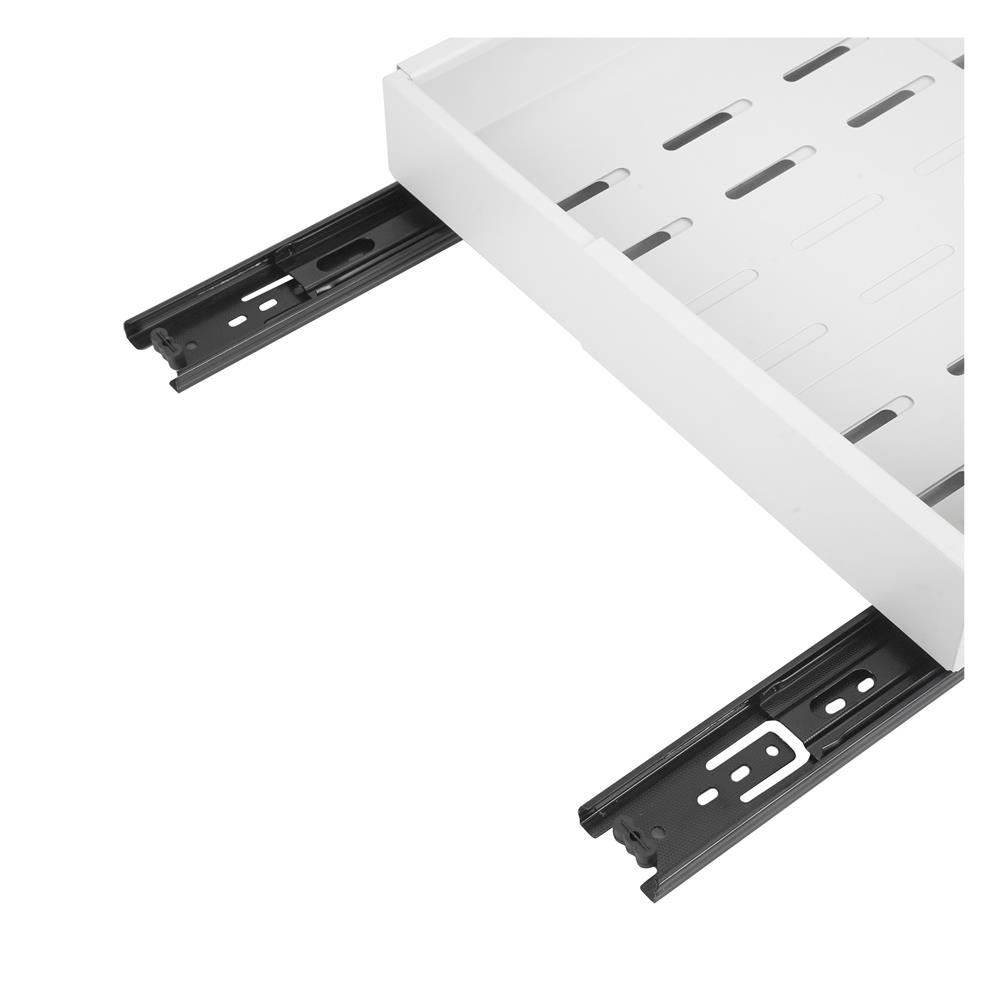 ชั้นรางเลื่อนปรับขนาดได้ 4 ด้าน KECH IDEAL SIZE M สีขาว
