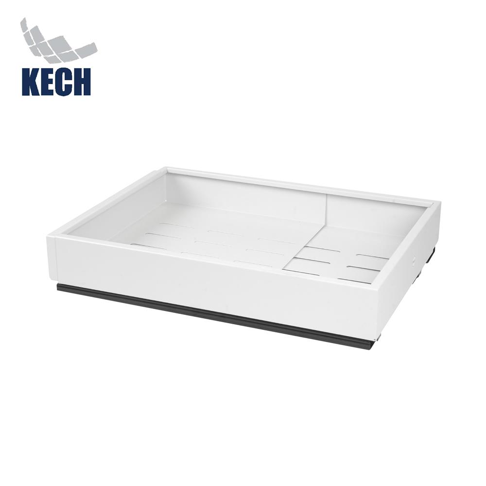 ชั้นรางเลื่อนปรับขนาดได้ 4 ด้าน KECH IDEAL SIZE L สีขาว