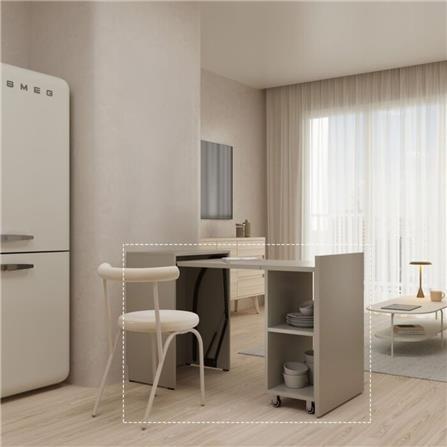 โต๊ะทำงาน SB FURNITURE MODIO 19240626 55 ซม. สีครีม_5