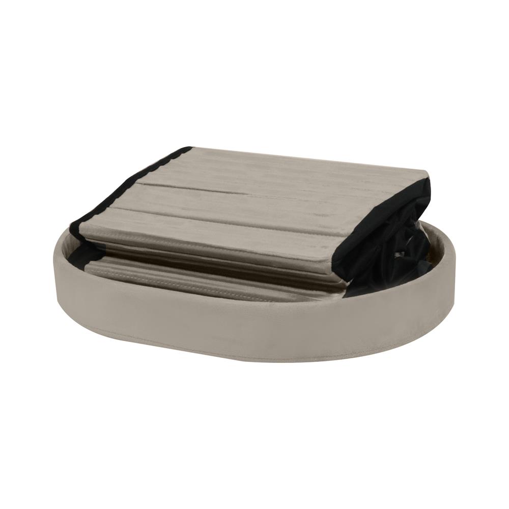 สตูล FURDINI PLEATOVAL สีน้ำตาลอ่อน