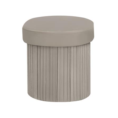 สตูล FURDINI PLEATOVAL สีน้ำตาลอ่อน_3