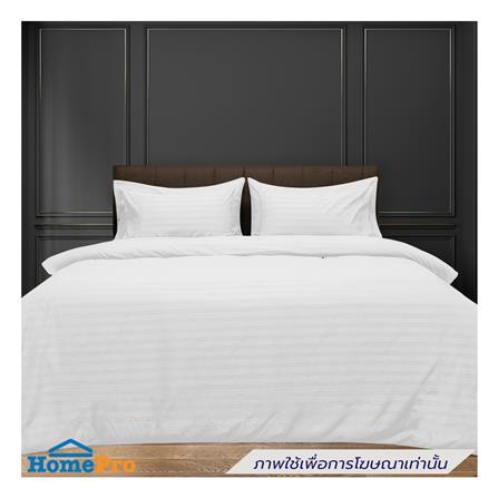 ปลอกผ้านวม PICASSO MICRO 300TC STRIPE 90x100 นิ้ว สี WHITE_5