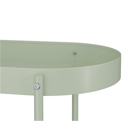 ชั้นวางของ 3 ชั้น มีล้อ STACKO DORU 48x35x81.5 ซม. สีเขียว_2