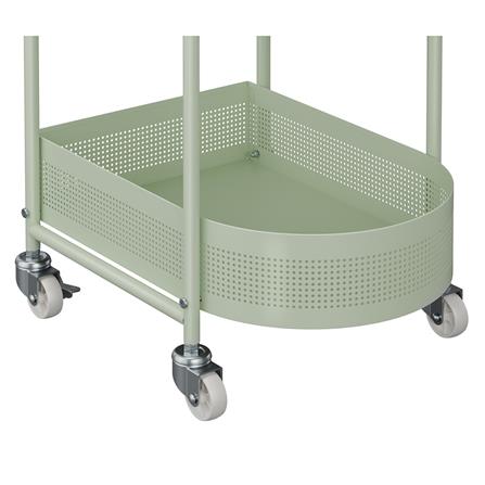 ชั้นวางของ 3 ชั้น มีล้อ STACKO DORU 48x35x81.5 ซม. สีเขียว_3