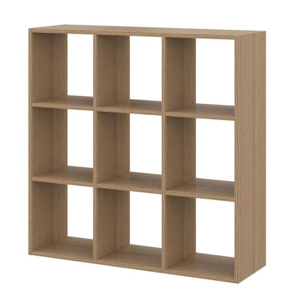 ชั้นวางของโล่ง 9 ช่อง KONCEPT TOMO 19238910 94 ซม. สีโอ๊ค