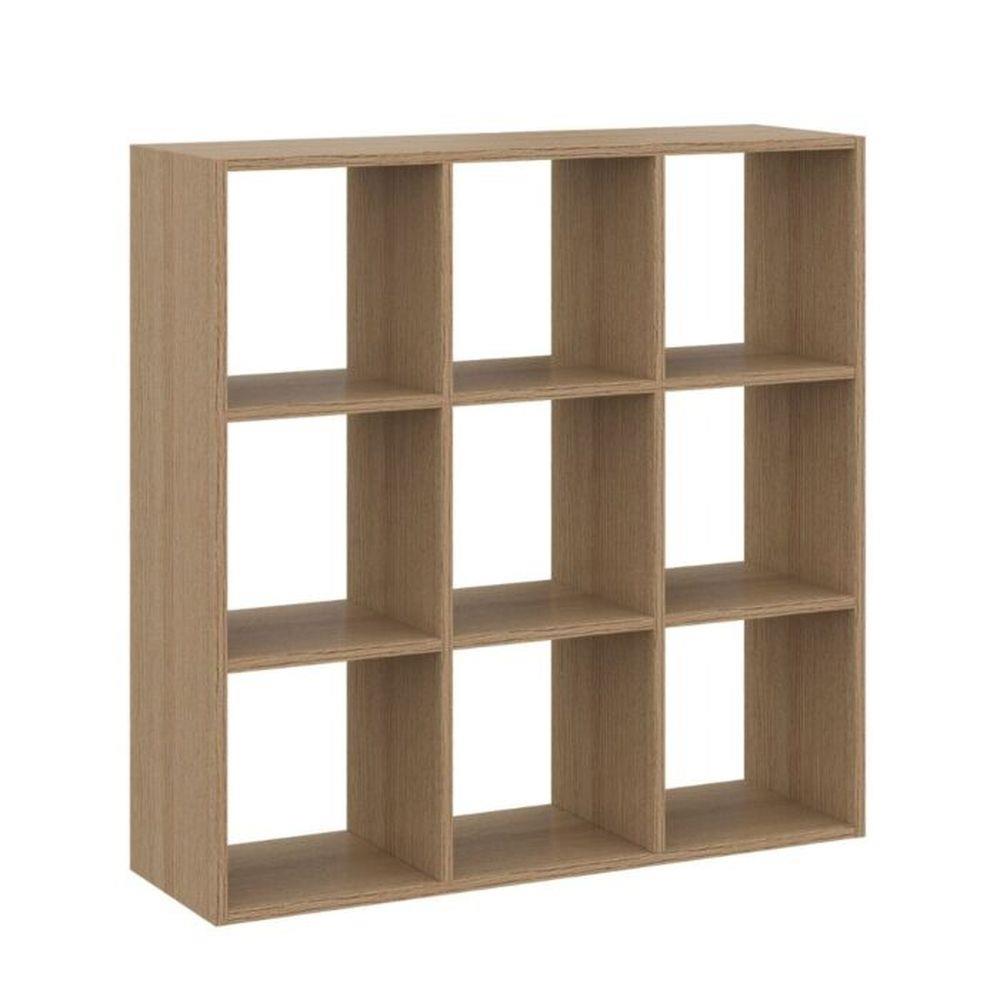 ชั้นวางของโล่ง 9 ช่อง KONCEPT TOMO 19238910 94 ซม. สีโอ๊ค