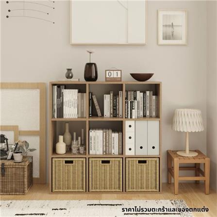 ชั้นวางของโล่ง 9 ช่อง KONCEPT TOMO 19238910 94 ซม. สีโอ๊ค_4