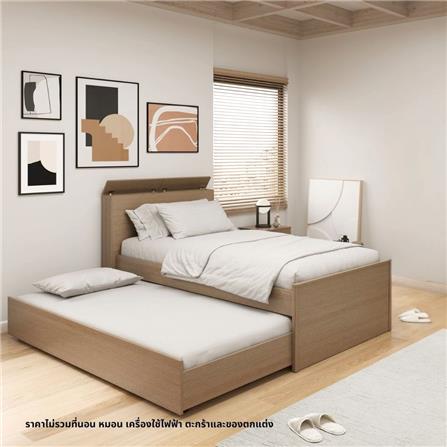 เตียง 3.5 ฟุต KONCEPT TOMO 19240006 สีโอ๊ค_3