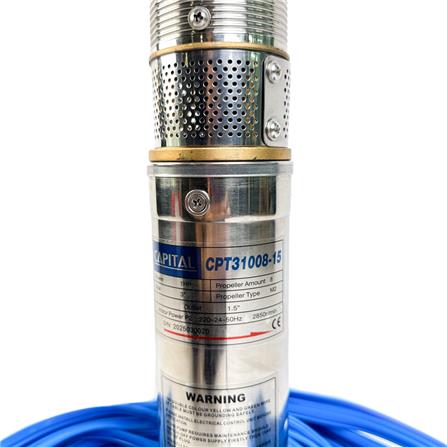 ปั๊มบาดาล บ่อ 3 นิ้ว CAPITAL CPT31008-15 750 วัตต์_5