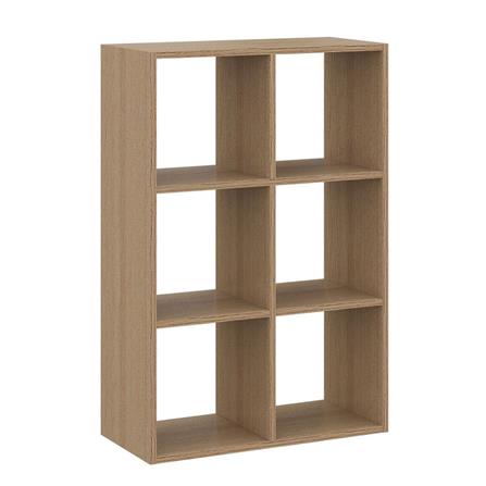 ชั้นวางของโล่ง 6 ช่อง KONCEPT TOMO 19238909 63 ซม. สีโอ๊ค_2